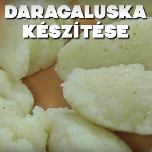 Daragaluska készítése