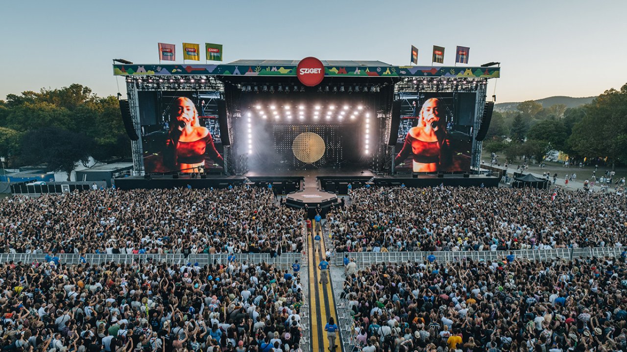Kylie Minogue a Sziget Fesztiválon