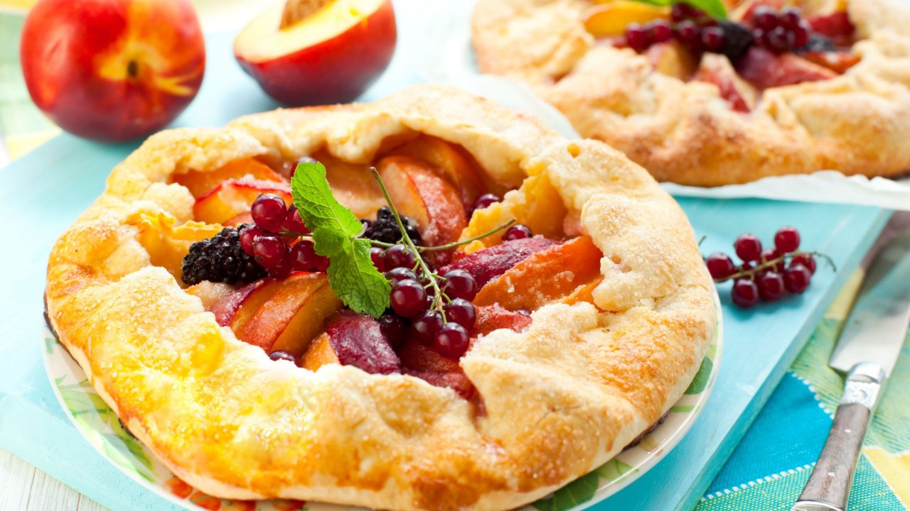 Őszibarackos galette