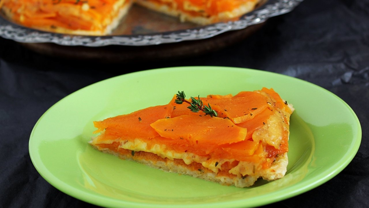 Sütőtökös tarte tatin