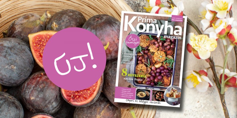 Új évszak, új ízek: megérkezett a Príma Konyha magazin szeptemberi száma!