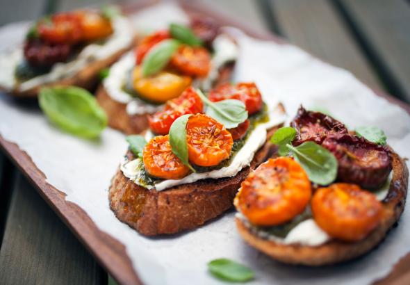 Bruschetta, egy falatnyi nyár