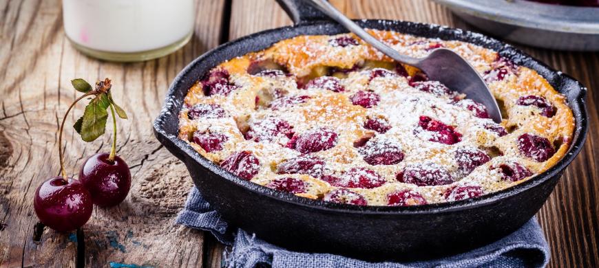 Az elegáns és mégis egyszerű francia tejes pite: a clafoutis