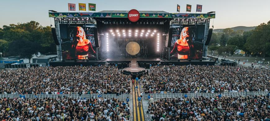 Kylie Minogue a Sziget Fesztiválon