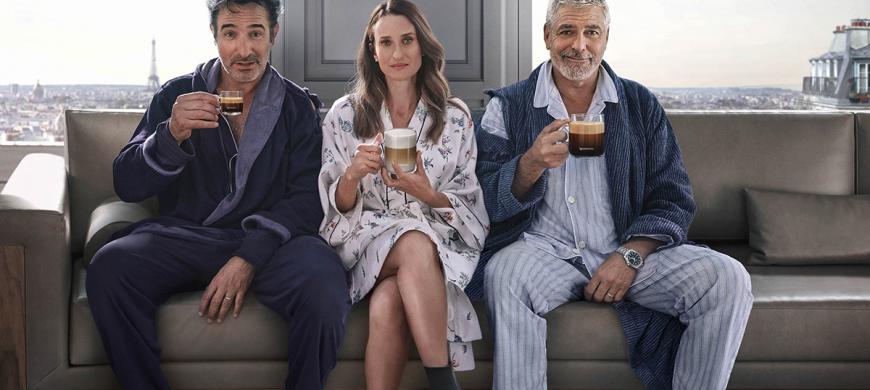 Új reklámfilmben szerepel együtt George Clooney és Jean Dujardin