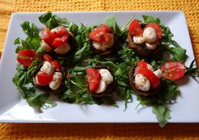 Champignons alla caprese