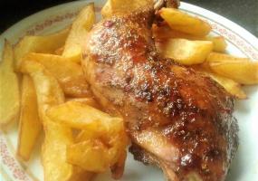 Szójaszósszal - mézzel sült csirkecomb recept