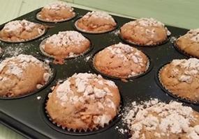 Almás-fahéjas muffin