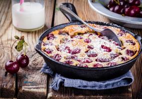 Francia tejes pite, clafoutis