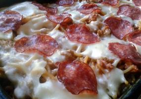 Pizzás rakott bolognai