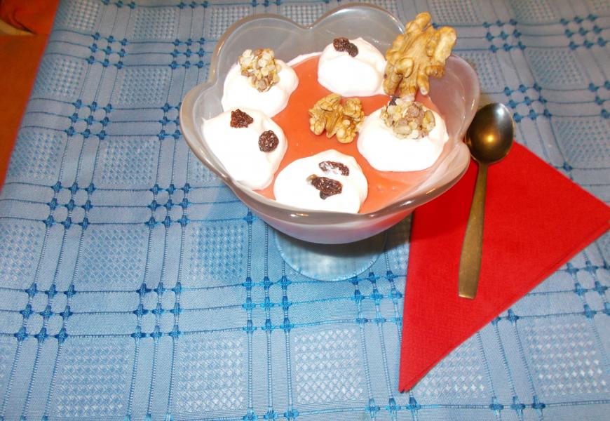 Rumpuncsos puding kehely