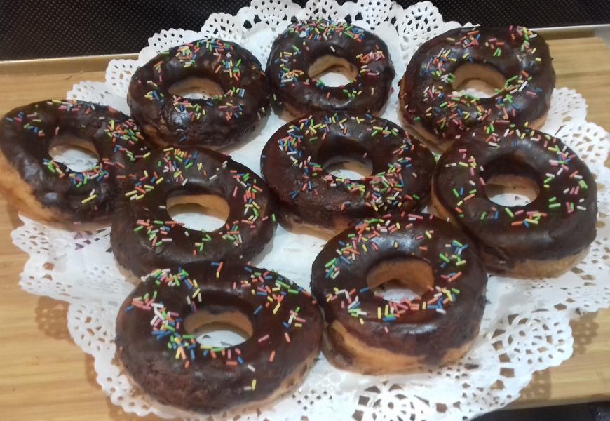 Amerikai  csokis fánk