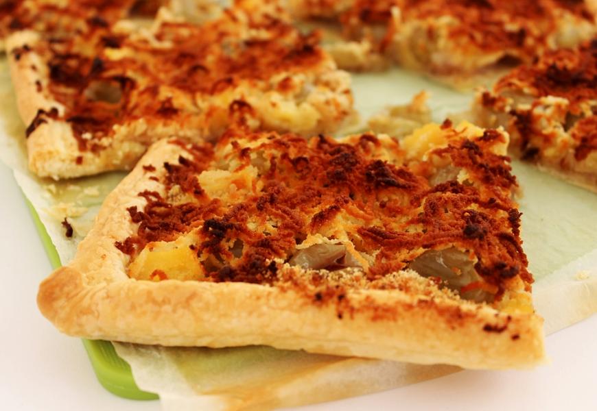 Szőlős-birsalmás pite