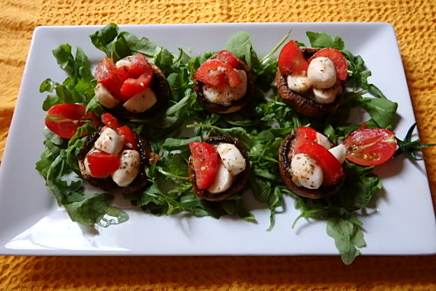 Champignons alla caprese
