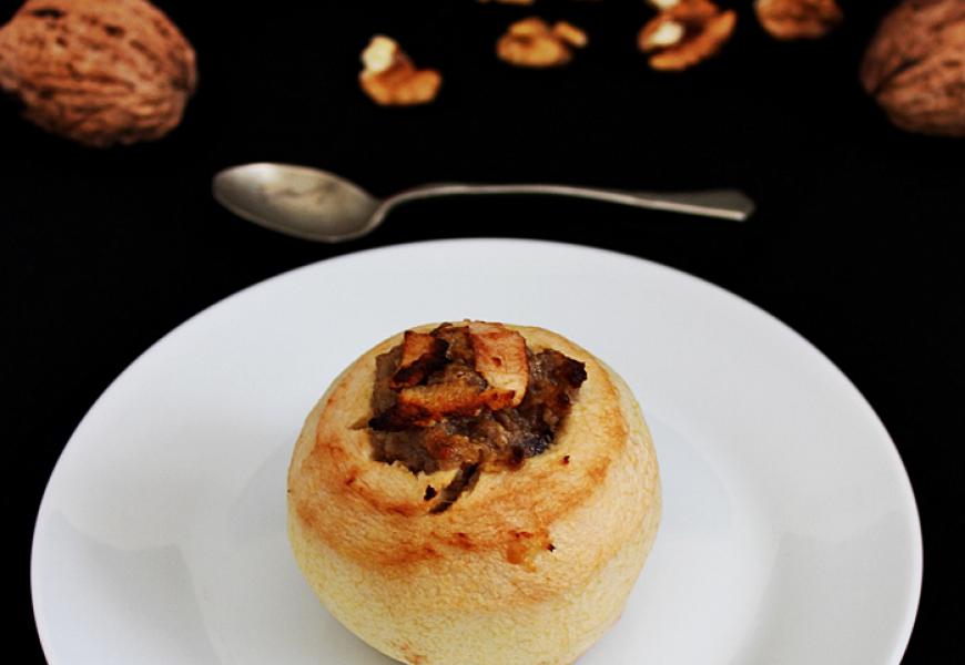 Sült alma diós töltelékkel