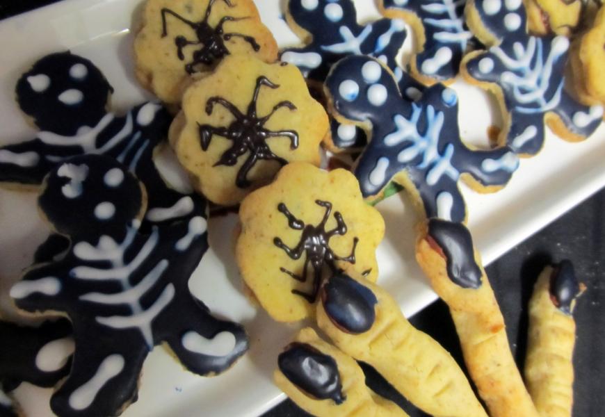  Halloween-i linzertál tojásmentesen