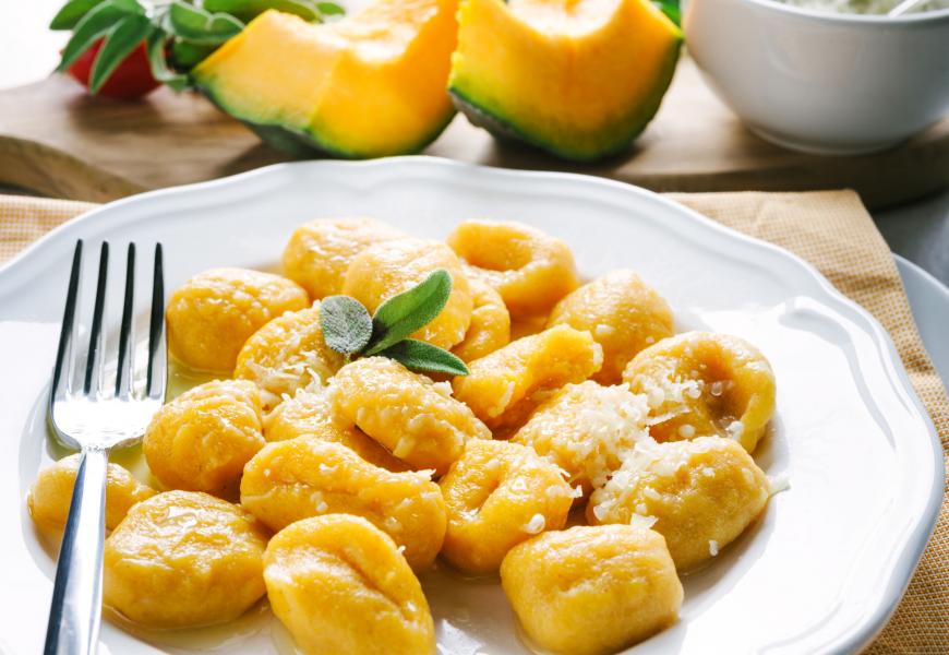 Sütőtökös gnocchi